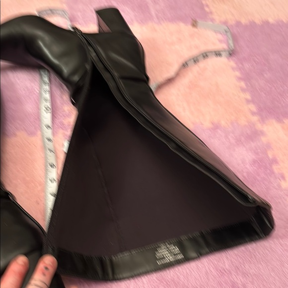 Anne Klein Black Heeled Boots - Picture 8 of 13